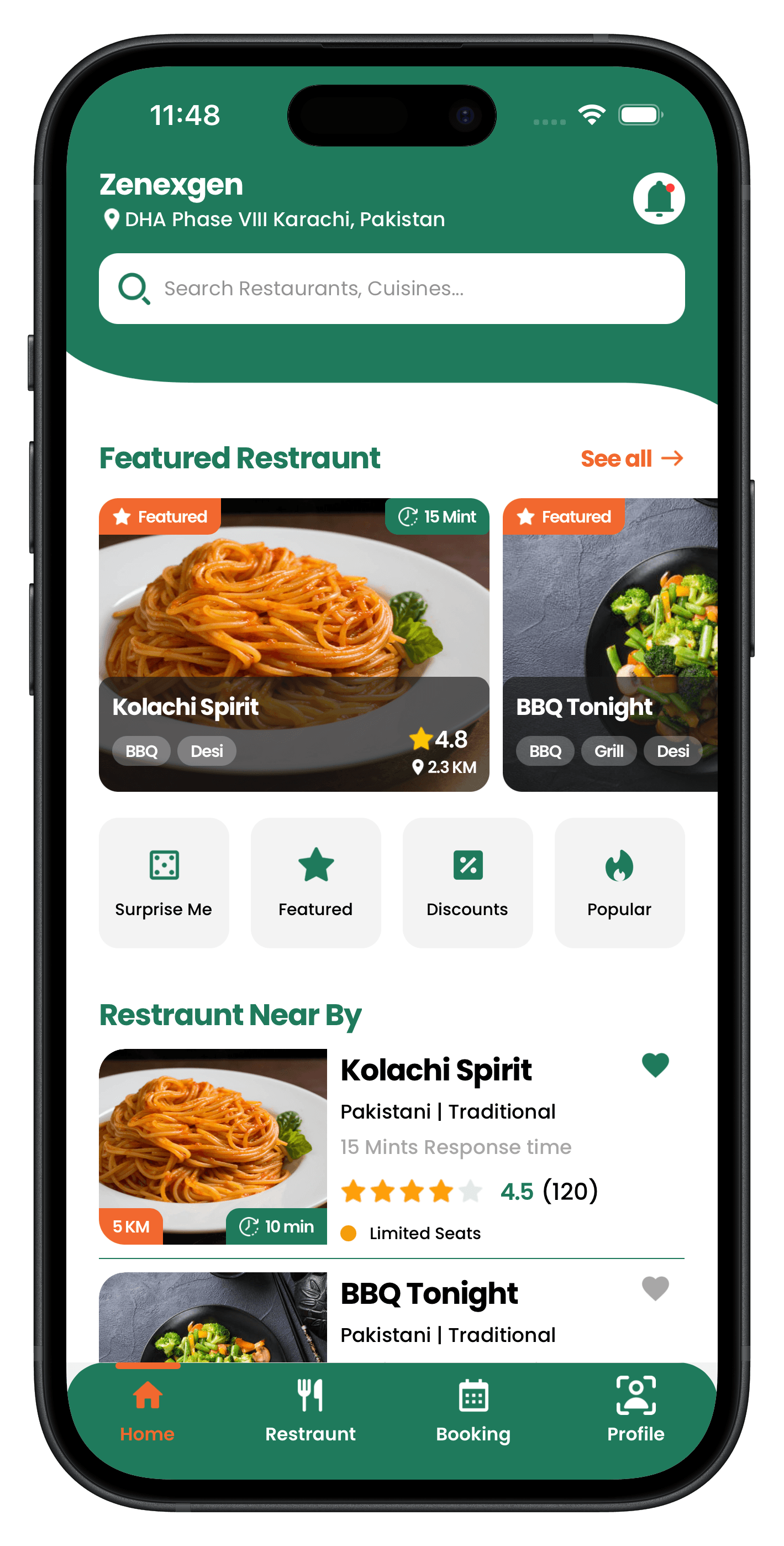 Explore Nearby Restaurants